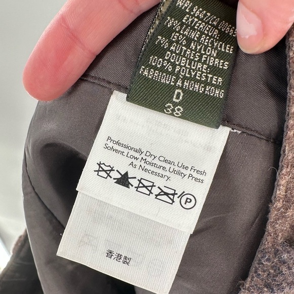 Eddie Bauer skirt size 8 multicolored 78% wool plaid Academia pencil equestrian - Picture 11 of 14